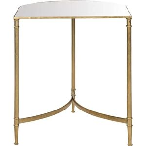 Safavieh EAF2532A - Table d'appoint moderne en or et miroir - 50x45x50.8 cm - Publicité Safavieh EAF2532A - Table d'appoint moderne en or et miroir - 50x45x50.8 cm - Publicité
