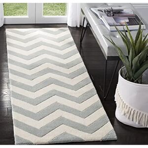 Safavieh Gray/Beige Geometric Wool Rug - Rug Safavieh Gray/Beige Geometric Wool Rug - Rug