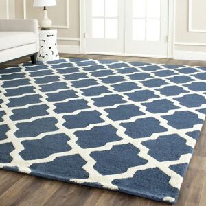 Tapis en Laine Safavieh Modèle Ava - Rectangulaire, Bleu, 270x180cm - Publicité Tapis en Laine Safavieh Modèle Ava - Rectangulaire, Bleu, 270x180cm - Publicité