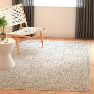 Tapis en Laine Safavieh Argent & Ivoire - Rectangulaire 122 x 183 cm - Publicité Tapis en Laine Safavieh Argent & Ivoire - Rectangulaire 122 x 183 cm - Publicité