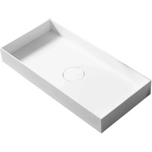Bernstein TWA112 Lavabo de pared - Blanco (mate) - 50cm / 80cm Bernstein TWA112 Lavabo de pared - Blanco (mate) - 50cm / 80cm