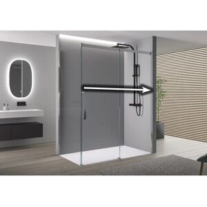 Bernstein Modèle DX906 flex Cabine de douche coulissante - Verre trempé 8mm - Publicité Bernstein Modèle DX906 flex Cabine de douche coulissante - Verre trempé 8mm - Publicité