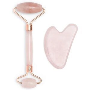 Zoë Ayla Rullo e Gua Sha in Quarzo Rosa - Set Viso Zoë Ayla Rullo e Gua Sha in Quarzo Rosa - Set Viso