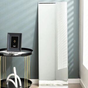 Espejo de Pared COSTWAY 110x38cm Diseño Rectangular Clásico Espejo de Pared COSTWAY 110x38cm Diseño Rectangular Clásico