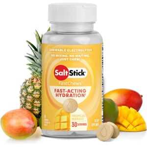 SaltStick Electrolyte FastChews - 60 Tablets - Tropical Mango - Electrolyte Tablets SaltStick Electrolyte FastChews - 60 Tablets - Tropical Mango - Electrolyte Tablets
