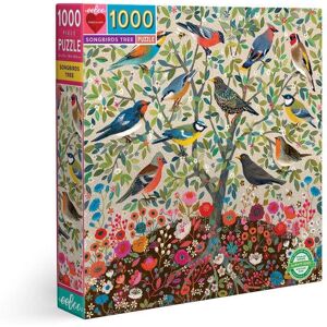 eeBoo Songbirds Boom Puzzel - 1000 Stukjes - Kunst eeBoo Songbirds Boom Puzzel - 1000 Stukjes - Kunst