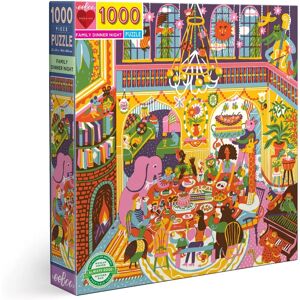 Eeboo Square Puzzle Family Dinner - Puzzle Eeboo Square Puzzle Family Dinner - Puzzle