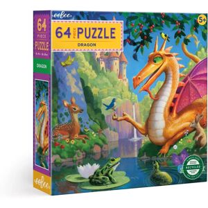 Eeboo Puzzle - 64 Pièces - Dragon Paisible - Jeux de Puzzle - Publicité Eeboo Puzzle - 64 Pièces - Dragon Paisible - Jeux de Puzzle - Publicité