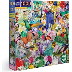 eeBoo Hummingbirds and Gems Puzzle - 1000 stukjes eeBoo Hummingbirds and Gems Puzzle - 1000 stukjes