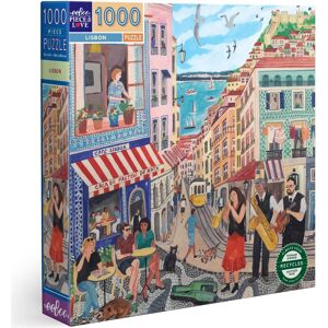 Puzzle Eeboo Lisbonne - 1000 pièces - Œuvre de Miranda Sofroniou - Publicité Puzzle Eeboo Lisbonne - 1000 pièces - Œuvre de Miranda Sofroniou - Publicité