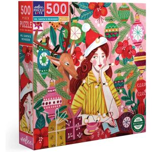 eeBoo Model XXL Puzzel - Kerstpuzzel met Rendier eeBoo Model XXL Puzzel - Kerstpuzzel met Rendier