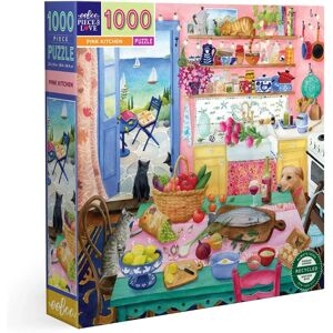 eeBoo Puzzle Kitchen Rose - 1000 Pièces - Artiste: Maria Over - Publicité eeBoo Puzzle Kitchen Rose - 1000 Pièces - Artiste: Maria Over - Publicité