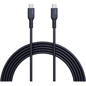 Câble USB-C Aukey CB-SCC101 - 100W, 1m, Noir - Publicité Câble USB-C Aukey CB-SCC101 - 100W, 1m, Noir - Publicité