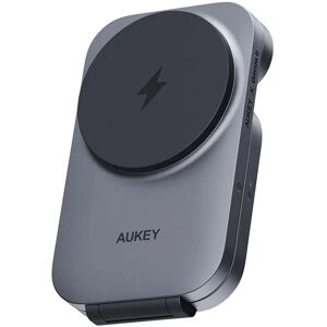 Cargador inalámbrico Aukey 3 en 1 MagSafe Qi2 Cargador inalámbrico Aukey 3 en 1 MagSafe Qi2