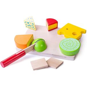 Dřevěný sýr set Bigjigs Toys - 11 dílů - Hra na role Dřevěný sýr set Bigjigs Toys - 11 dílů - Hra na role