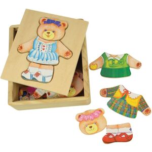 Bigjigs Toys Mr Bear Dress Up Puzzle - Puzzle Toy Bigjigs Toys Mr Bear Dress Up Puzzle - Puzzle Toy