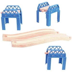Ensemble de support de train en bois Bigjigs - 3 pièces - accessoires Ensemble de support de train en bois Bigjigs - 3 pièces - accessoires