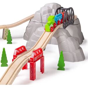 Bigjigs Rail Rocky Mountain Wooden Train Track Expansion - 12 Piece Bigjigs Rail Rocky Mountain Wooden Train Track Expansion - 12 Piece