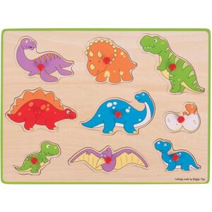 Bigjigs Speelgoed Dinosaurussen Puzzel - Dikke Uittrek - Educatief Spel Bigjigs Speelgoed Dinosaurussen Puzzel - Dikke Uittrek - Educatief Spel