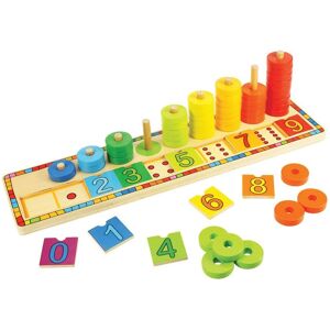 Bigjigs Hra na Učení - Čísla, Dřevěné Puzzle Bigjigs Hra na Učení - Čísla, Dřevěné Puzzle