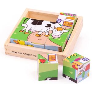 Bigjigs Toys Animal Cube Puzzle - 9 pcs - Animals - Puzzle Bigjigs Toys Animal Cube Puzzle - 9 pcs - Animals - Puzzle