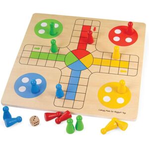 Bigjigs Toys Classic Wooden Game - Family Fun for 2-4 Players Bigjigs Toys Classic Wooden Game - Family Fun for 2-4 Players