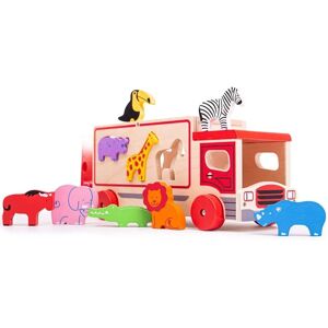Bigjigs Toys Safari Sorting Lorry Toy - Toy Vehicle Bigjigs Toys Safari Sorting Lorry Toy - Toy Vehicle