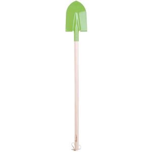 Bigjigs Modèle Pelle à Long Manche en Acier Vert - Outil de Jardin - Publicité Bigjigs Modèle Pelle à Long Manche en Acier Vert - Outil de Jardin - Publicité