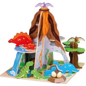Bigjigs Toys Dinosaur Island Playset - Multi - 8 Dinosaurs Bigjigs Toys Dinosaur Island Playset - Multi - 8 Dinosaurs