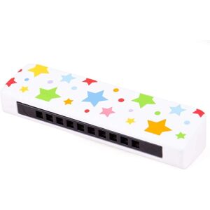 Bigjigs Toys Houten Mondharmonica - Muziekinstrument Bigjigs Toys Houten Mondharmonica - Muziekinstrument