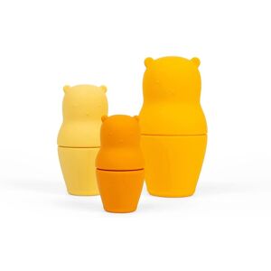 Bigjigs Toys Zestaw 3 Nakładanych Misiów - Zielony - Ruskie Lalki dla Dzieci Bigjigs Toys Zestaw 3 Nakładanych Misiów - Zielony - Ruskie Lalki dla Dzieci