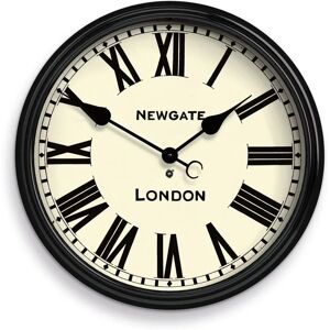 Newgate Battersby Wall Clock - Roman Numeral, 50cm, Black Newgate Battersby Wall Clock - Roman Numeral, 50cm, Black