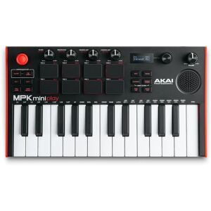Akai MPK Mini Play Mk3 - Teclado MIDI portátil con 25 teclas, altavoz incorporado, negro Akai MPK Mini Play Mk3 - Teclado MIDI portátil con 25 teclas, altavoz incorporado, negro