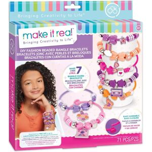 Make It Real - DIY Fashion Beaded Bangle Bracelets Make It Real - DIY Fashion Beaded Bangle Bracelets