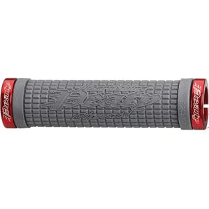 Lizard Skins Peaty Lock-On Handlebar Grips - Graphite Lizard Skins Peaty Lock-On Handlebar Grips - Graphite
