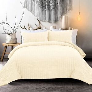 Wongs Bedding Cream Seersucker Bedding Set - Seersucker Duvet Cover Wongs Bedding Cream Seersucker Bedding Set - Seersucker Duvet Cover