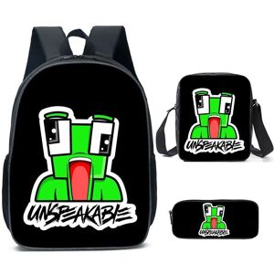 Unbranded Black 3 PCS Backpack Kids School Bag Gift - Backpack Unbranded Black 3 PCS Backpack Kids School Bag Gift - Backpack