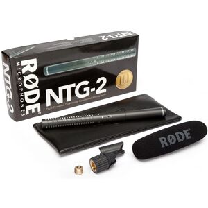 RØDE NTG-2 Microphone - Black - Shotgun Condenser - Film/TV/Video RØDE NTG-2 Microphone - Black - Shotgun Condenser - Film/TV/Video