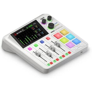 Rode RodeCaster Duo White Podcast Production Studio Music Production Station - Video Game Recorder Rode RodeCaster Duo White Podcast Production Studio Music Production Station - Video Game Recorder