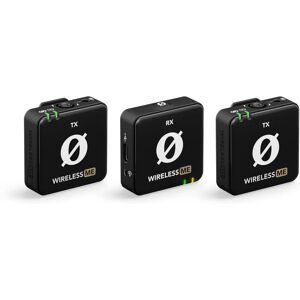 RØDE Wireless ME Dual - Compact Wireless Microphone System with Two Transmitters for Filmmaking RØDE Wireless ME Dual - Compact Wireless Microphone System with Two Transmitters for Filmmaking