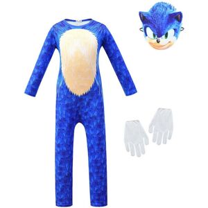 Unbranded Sonic The Hedgehog Cosplay Costume - Kids 5-6 Years Unbranded Sonic The Hedgehog Cosplay Costume - Kids 5-6 Years