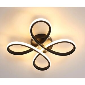 GOECO Black LED Modern Ceiling Light - 28W 3000lm GOECO Black LED Modern Ceiling Light - 28W 3000lm