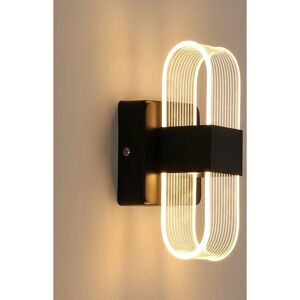 GOECO - 12W Acrylic LED Wall Lamp - Black - 3000-6000K GOECO - 12W Acrylic LED Wall Lamp - Black - 3000-6000K