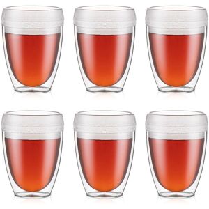Bodum GmbH 6x double-walled coffee mugs Pavina each approx. 350 ml transparent Bodum GmbH 6x double-walled coffee mugs Pavina each approx. 350 ml transparent