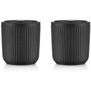 Bodum Douro Double Wall Mug 2 Pack 10cl Black Bodum Douro Double Wall Mug 2 Pack 10cl Black