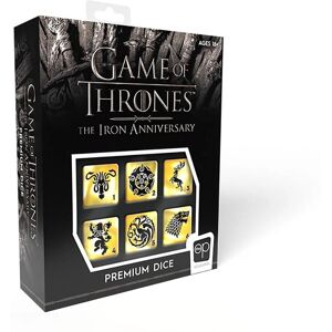 Game of Thrones Pearl Gold 6-Sided Dice Set - Dice Set Game of Thrones Pearl Gold 6-Sided Dice Set - Dice Set
