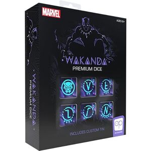 Set di Dadi Premium Marvel Black Panther - Accessori Giochi di Ruolo USAopoly Set di Dadi Premium Marvel Black Panther - Accessori Giochi di Ruolo USAopoly