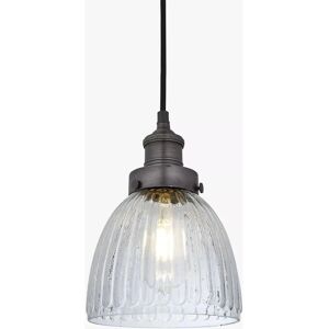 Industville Brooklyn Glass Cone Pendant - 7 Inch - Dark Grey - Ceiling Light Industville Brooklyn Glass Cone Pendant - 7 Inch - Dark Grey - Ceiling Light