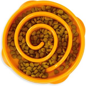 Outward Hound Fun Feeder Slo-Dog Bowl - Orange - Dog Bowl Outward Hound Fun Feeder Slo-Dog Bowl - Orange - Dog Bowl