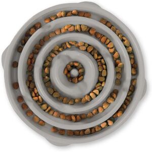 Outward Hound Grey Large Dog Slow Feed Bowl Outward Hound Grey Large Dog Slow Feed Bowl